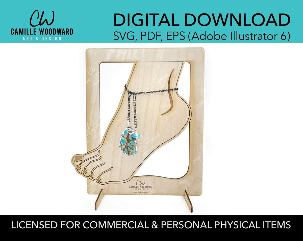 Ankle best sale bracelet display