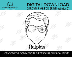 A Christmas Story Ralphie Face Clip Art, SVG, EPS, PNG - Sublimation Digital