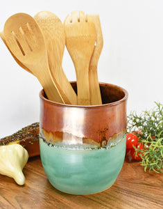 Utensil Holder Crocks - Handmade Stoneware