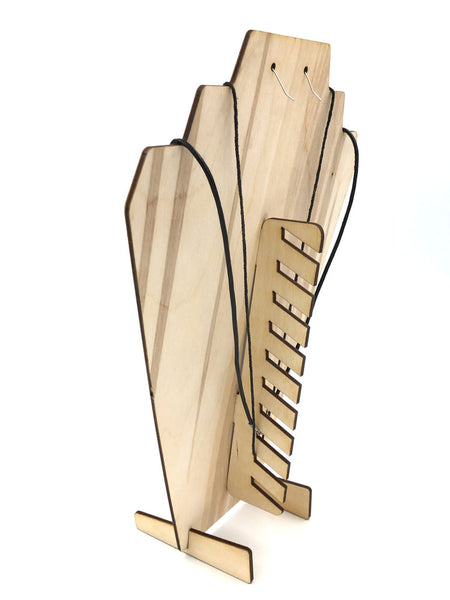 Necklace Display Stand, Deco Bust with Earring Holes - INSTANT Digital Download
