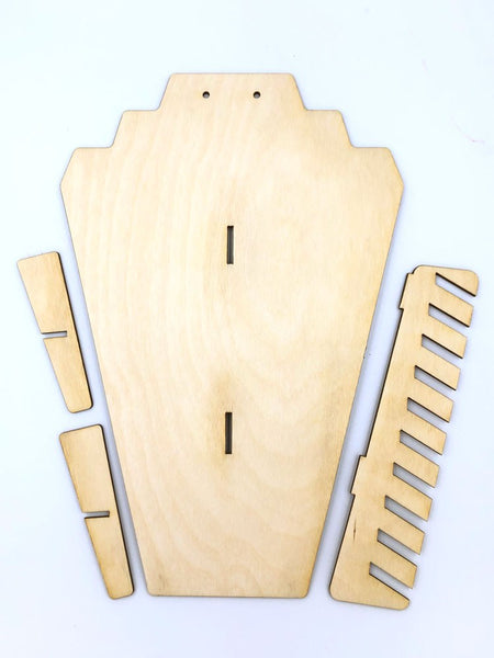 Necklace Display Stand, Deco Bust with Earring Holes - INSTANT Digital Download