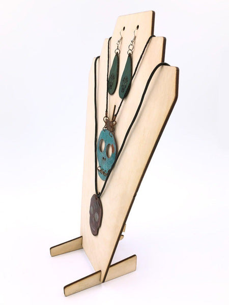 Necklace Display Stand, Deco Bust with Earring Holes - INSTANT Digital Download