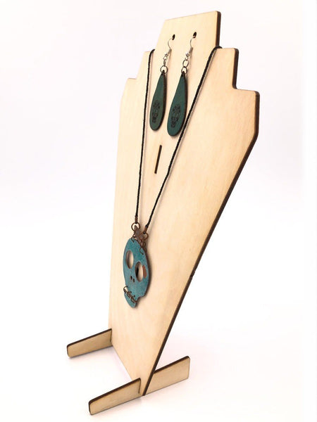 Necklace Display Stand, Deco Bust with Earring Holes - INSTANT Digital Download