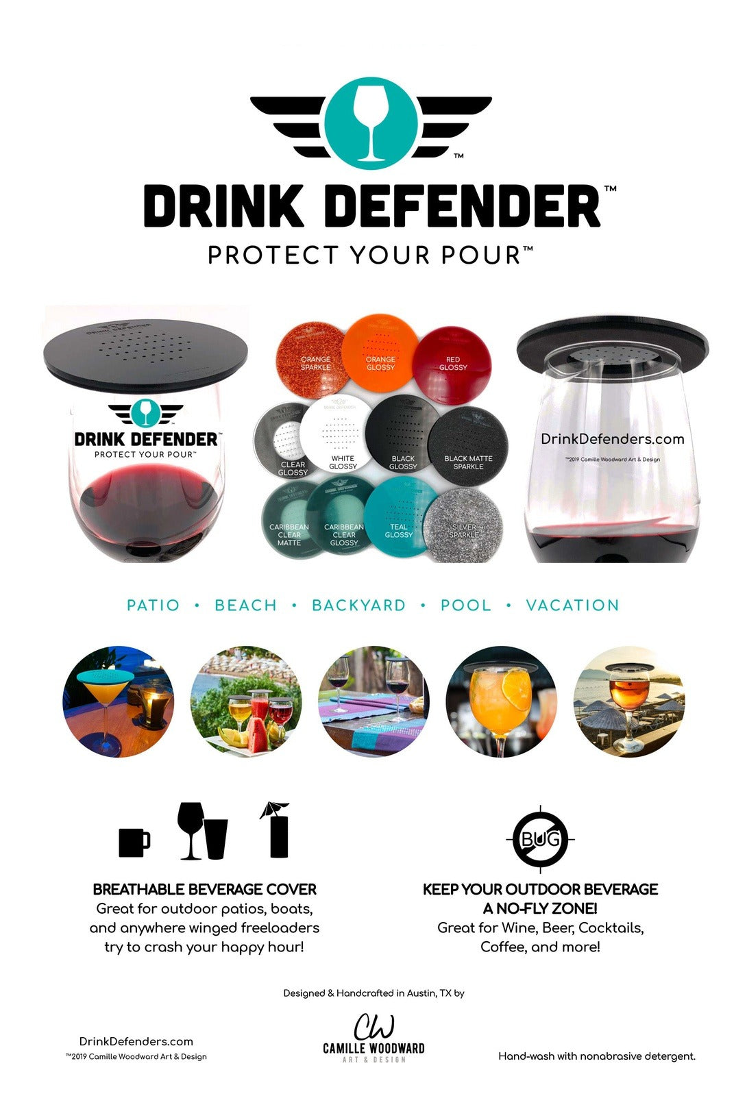 Drink Defender Wine Bug Beverage Cover