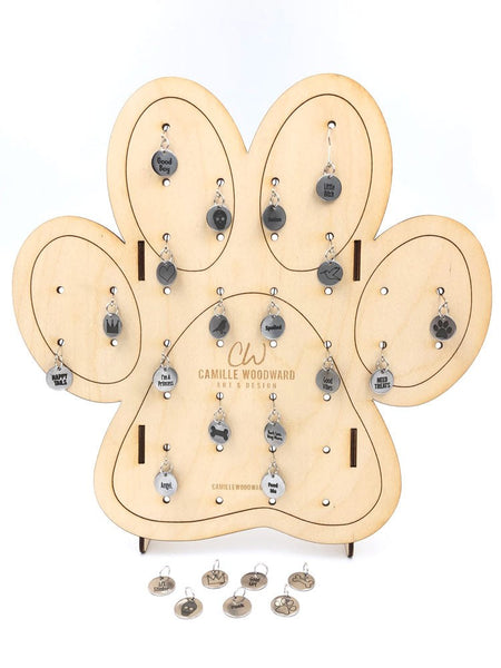 Product Display Stand, Paw Print - INSTANT Digital Download