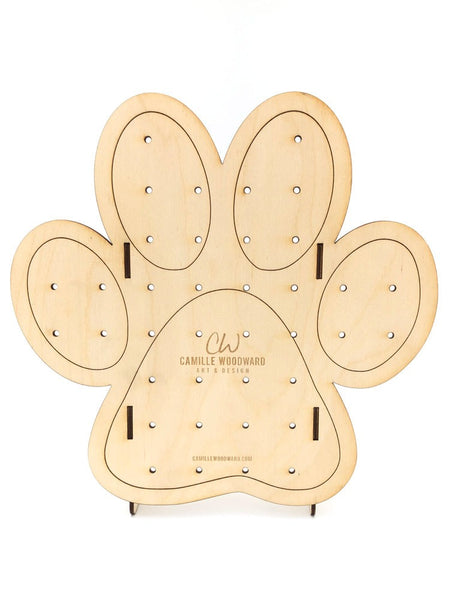 Product Display Stand, Paw Print - INSTANT Digital Download
