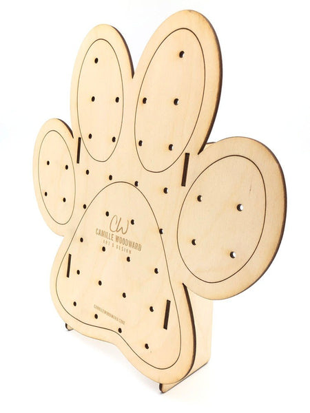 Product Display Stand, Paw Print - INSTANT Digital Download