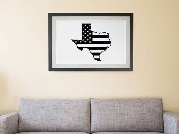 Texas America SVG, State of Texas with American Flag Clip Art - INSTANT Digital Download