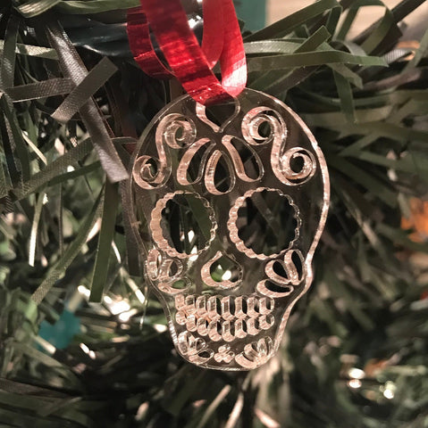 Sugar Skull Ornament - Cut Out Mini