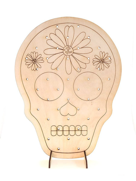 Earring Display Stand, Sugar Skull - INSTANT Digital Download