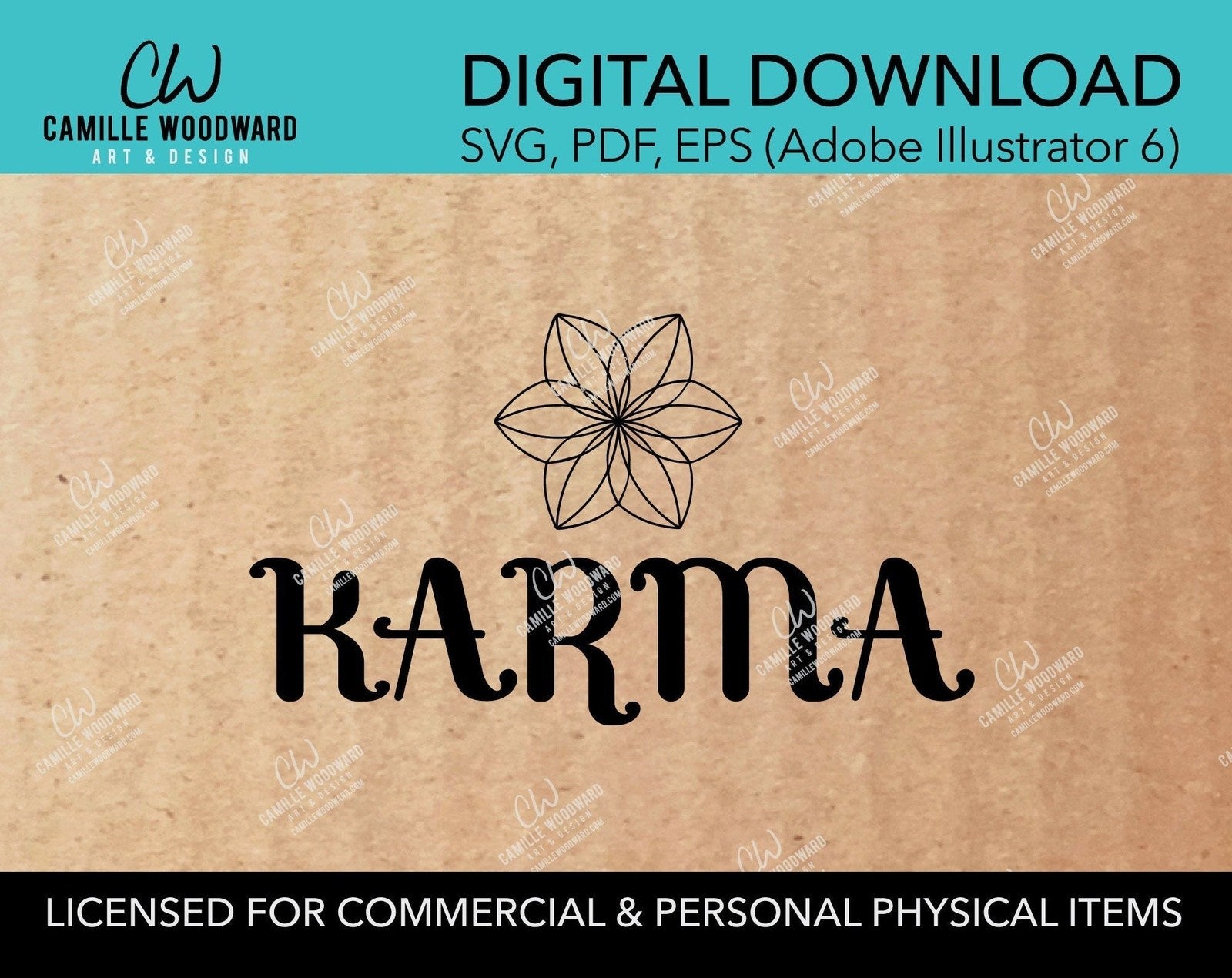 Karma, SVG - INSTANT Digital Download