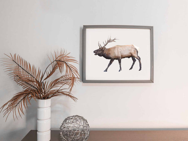 Elk Art Bugling  - PNG Sublimation Digital Download
