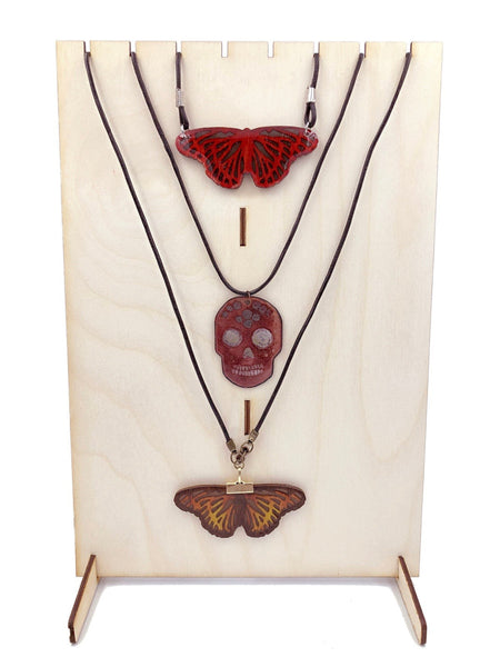 Necklace Display Stand, Rectangle with Top Notches Bust - INSTANT Digital Download