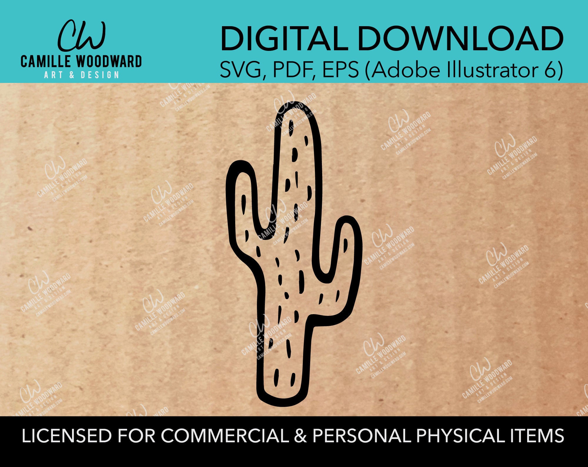 Cactus, SVG - INSTANT Digital Download