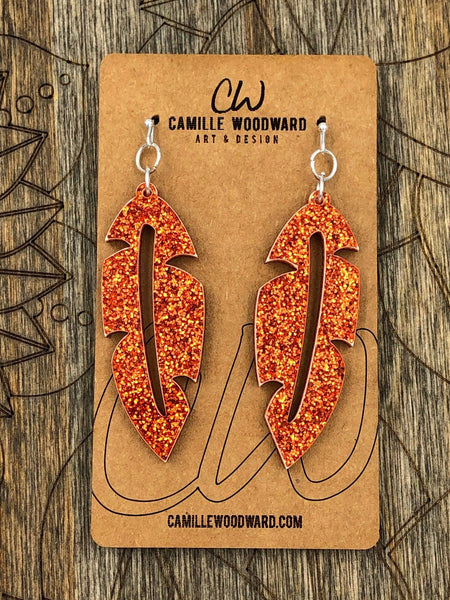 Feather Shape Earrings