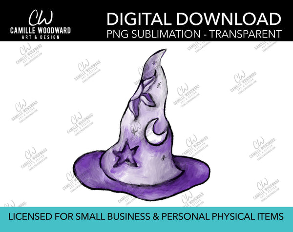 Magic Hat Celestial Purple, PNG - Sublimation Digital Download