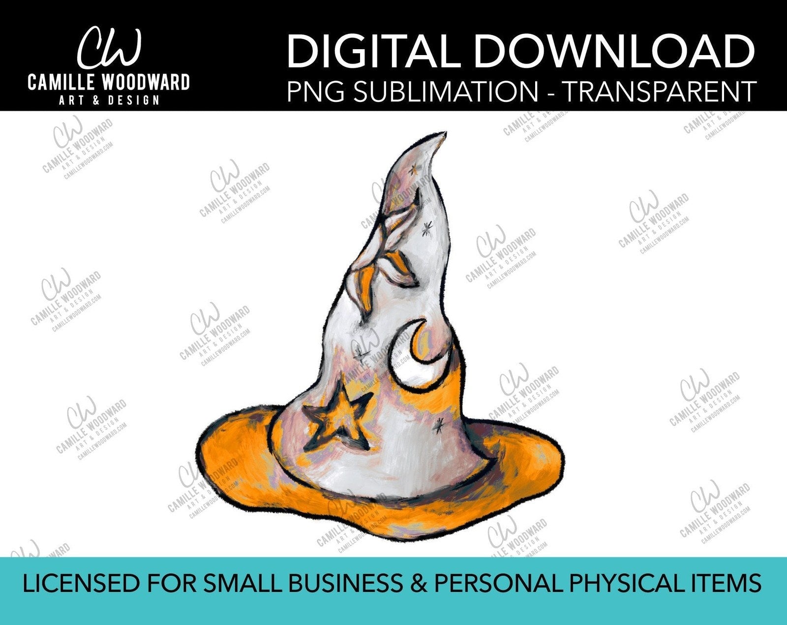 Magic Hat Celestial Orange, PNG - Sublimation Digital Download