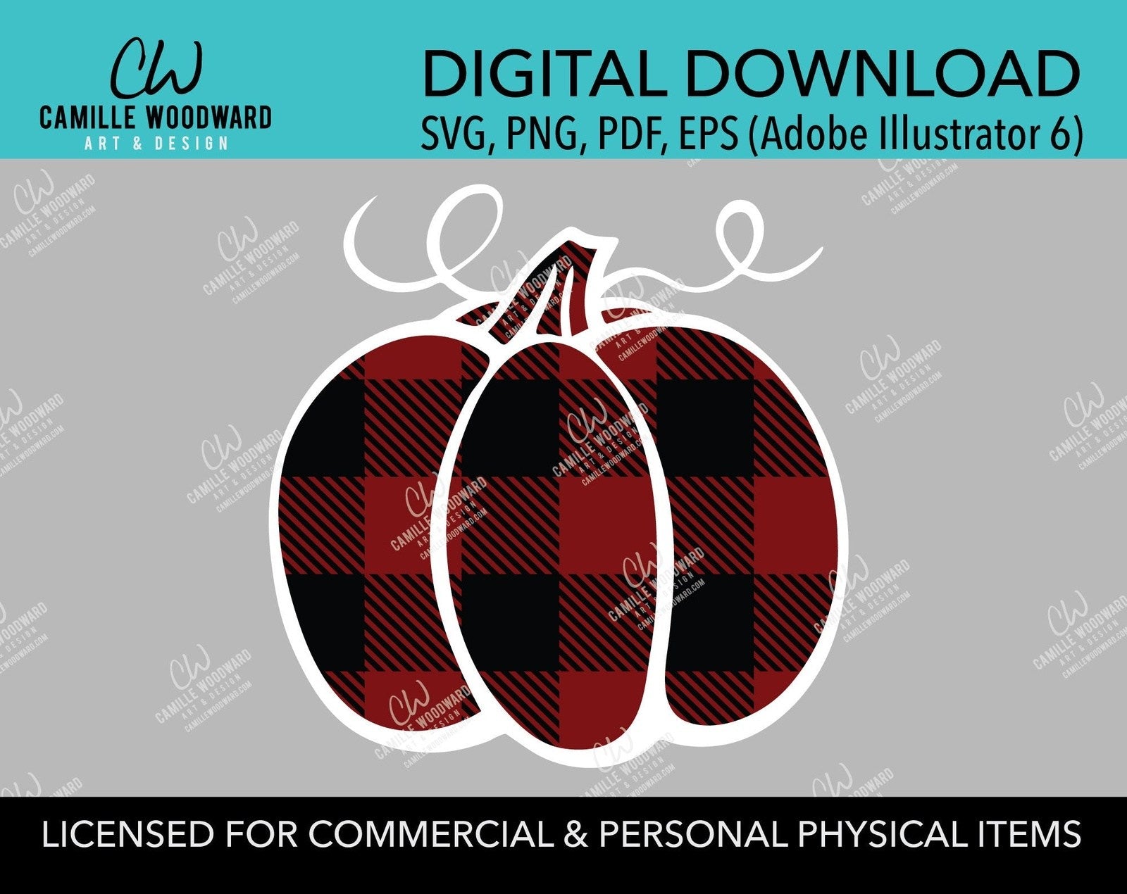 Buffalo Plaid Pumpkin Maroon Black, SVG, EPS, PNG - Sublimation Digital Download Transparent