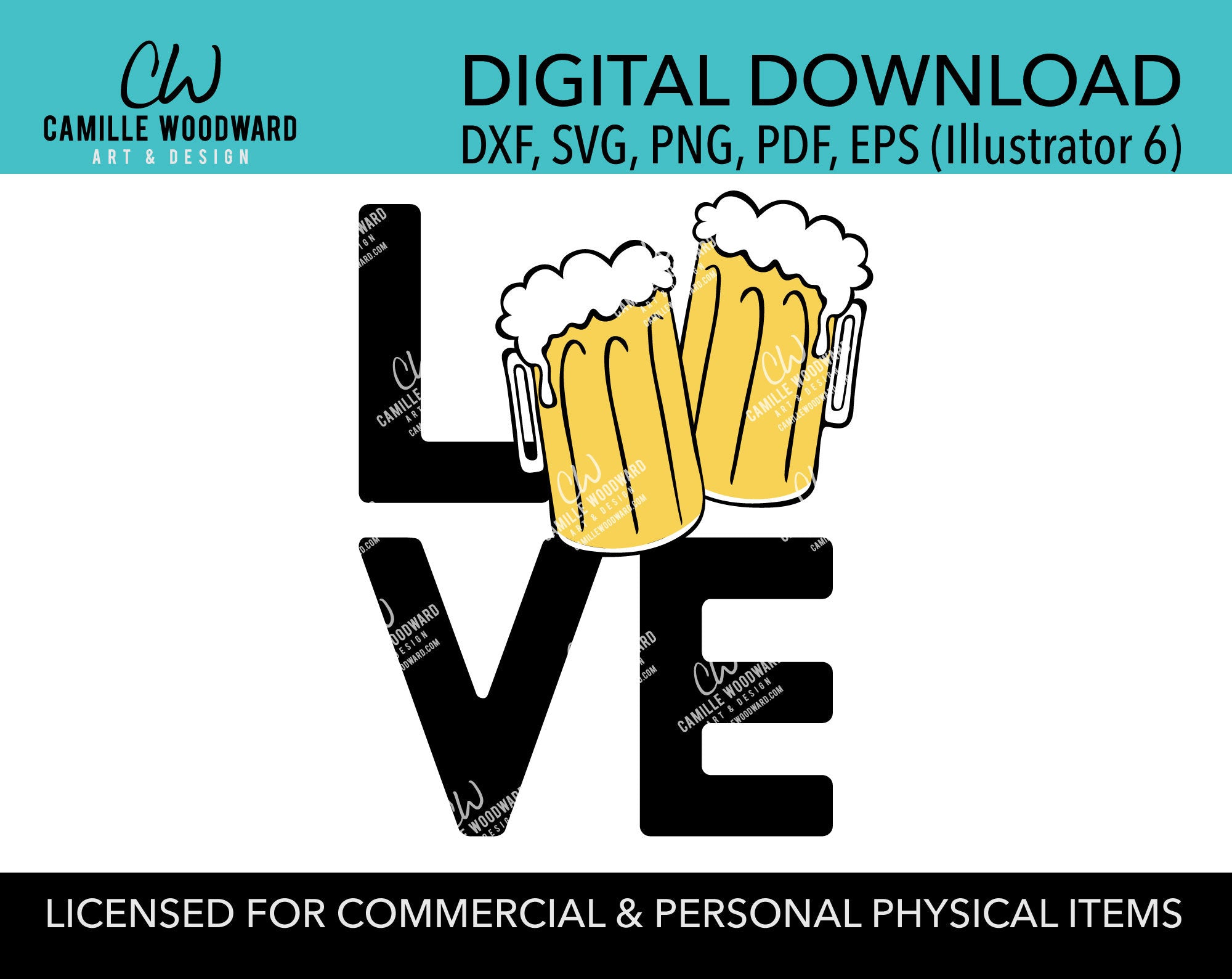 Beer Lovers SVG, Beer SVG, Cartoon Beer, Beer Mug SVG, Beer Glass, Beer Stein, Cricut, Silhouette - Sublimation Digital Download