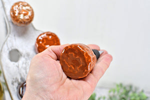 Texas Wine Bottle Stoppers, Handmade Ceramic Pottery Barware Gift for Austin Football, Housewarming or Groomsman, Unique Gift for Him or Her